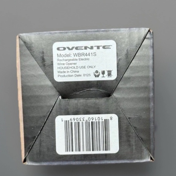 Rechargeable Electric Wine Opener Cutter Charging Cord Stainless New In Box - Picture 5 of 5